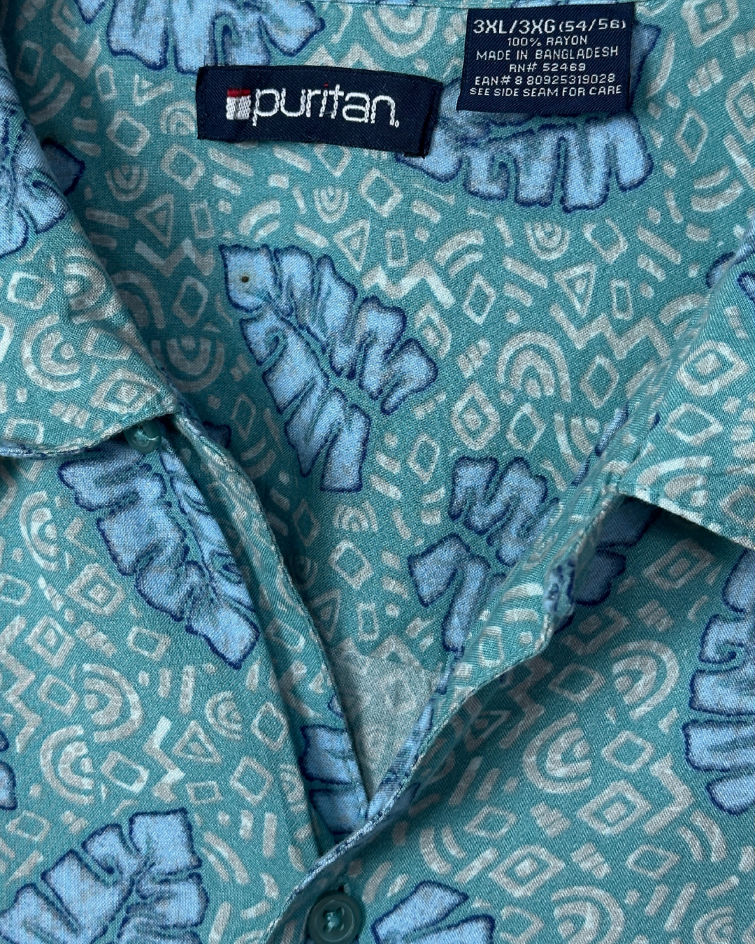 Puritan Hawaiian Shirt 3XL