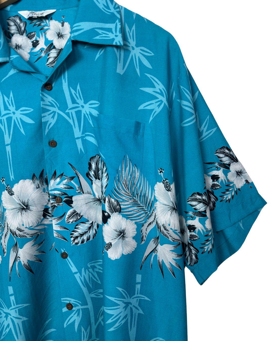 Tuquoise Hawaiian Shirt 3XL