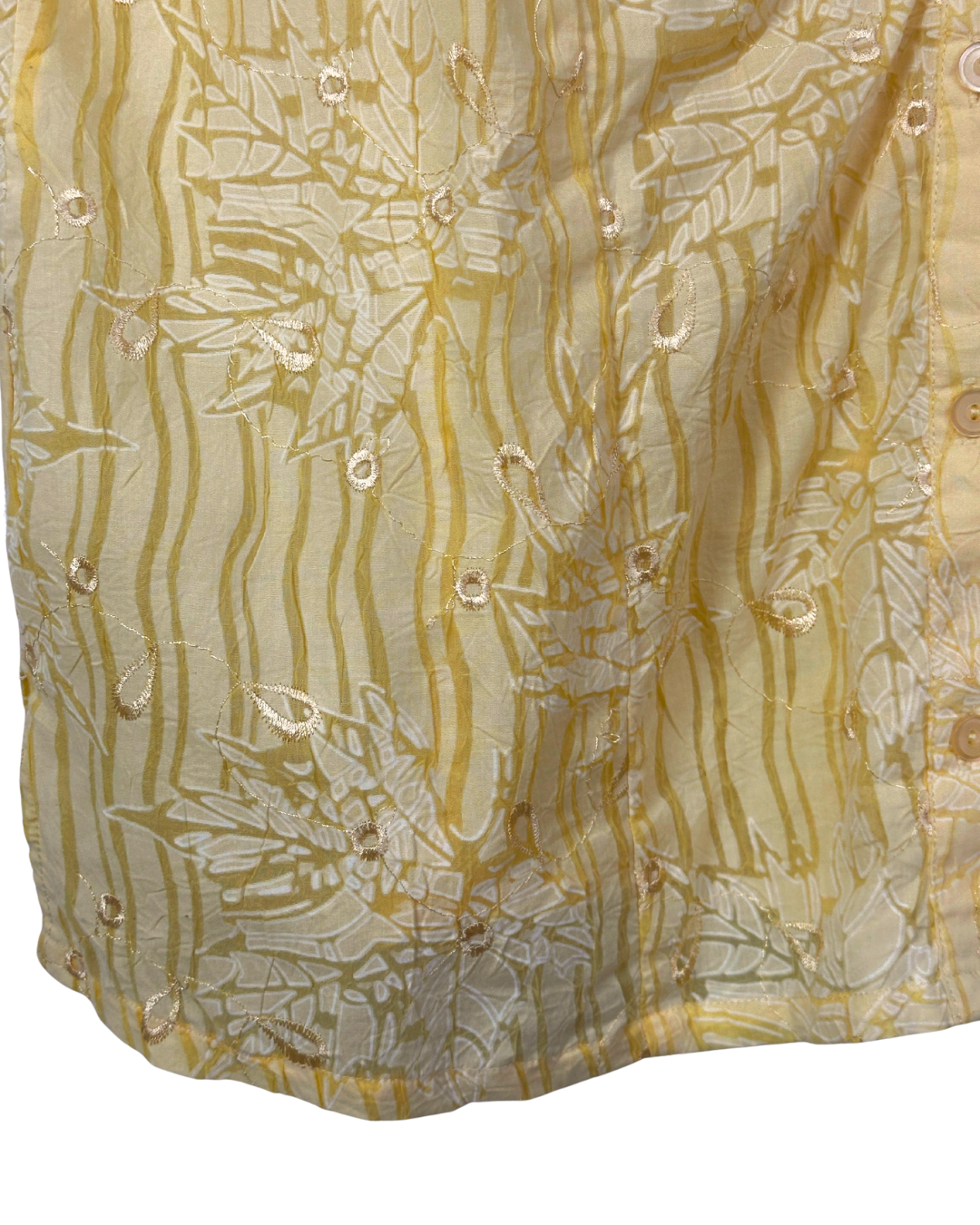 Vintage Claire France Textured Embroidered Shirt - Women's XL