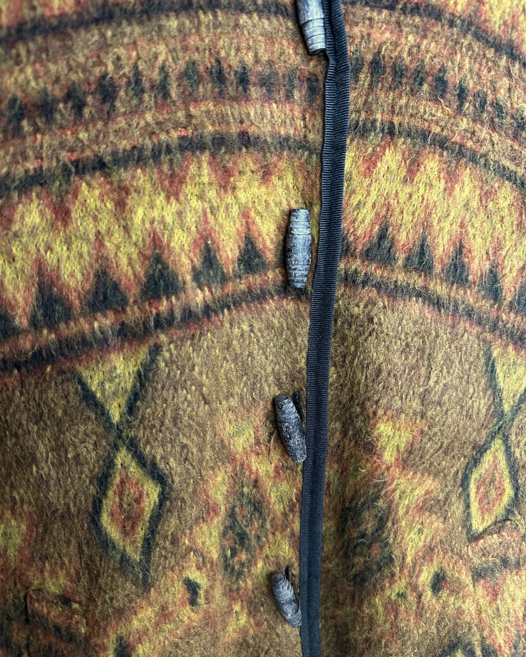 Retro Tribal Print Jacket Medium