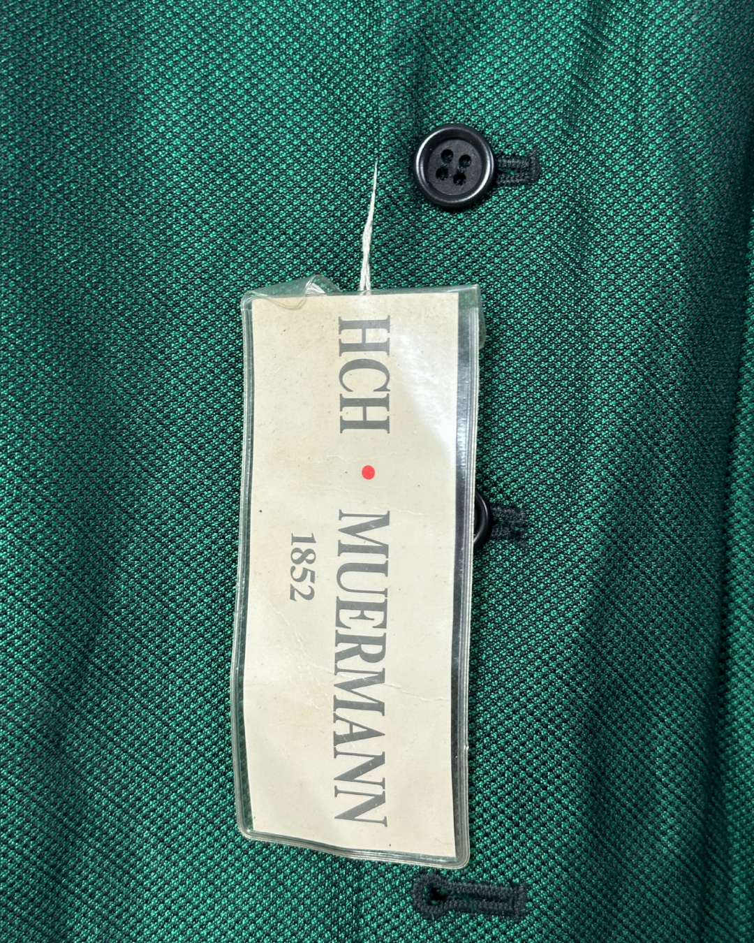 Deadstock 80s HCH Muermann Silk-Lined Vest - Medium