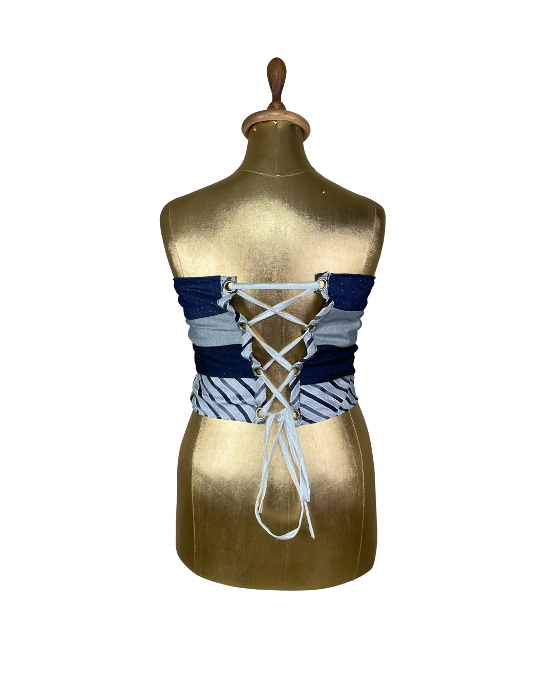 Handmade Upcycled Tie Tube Top