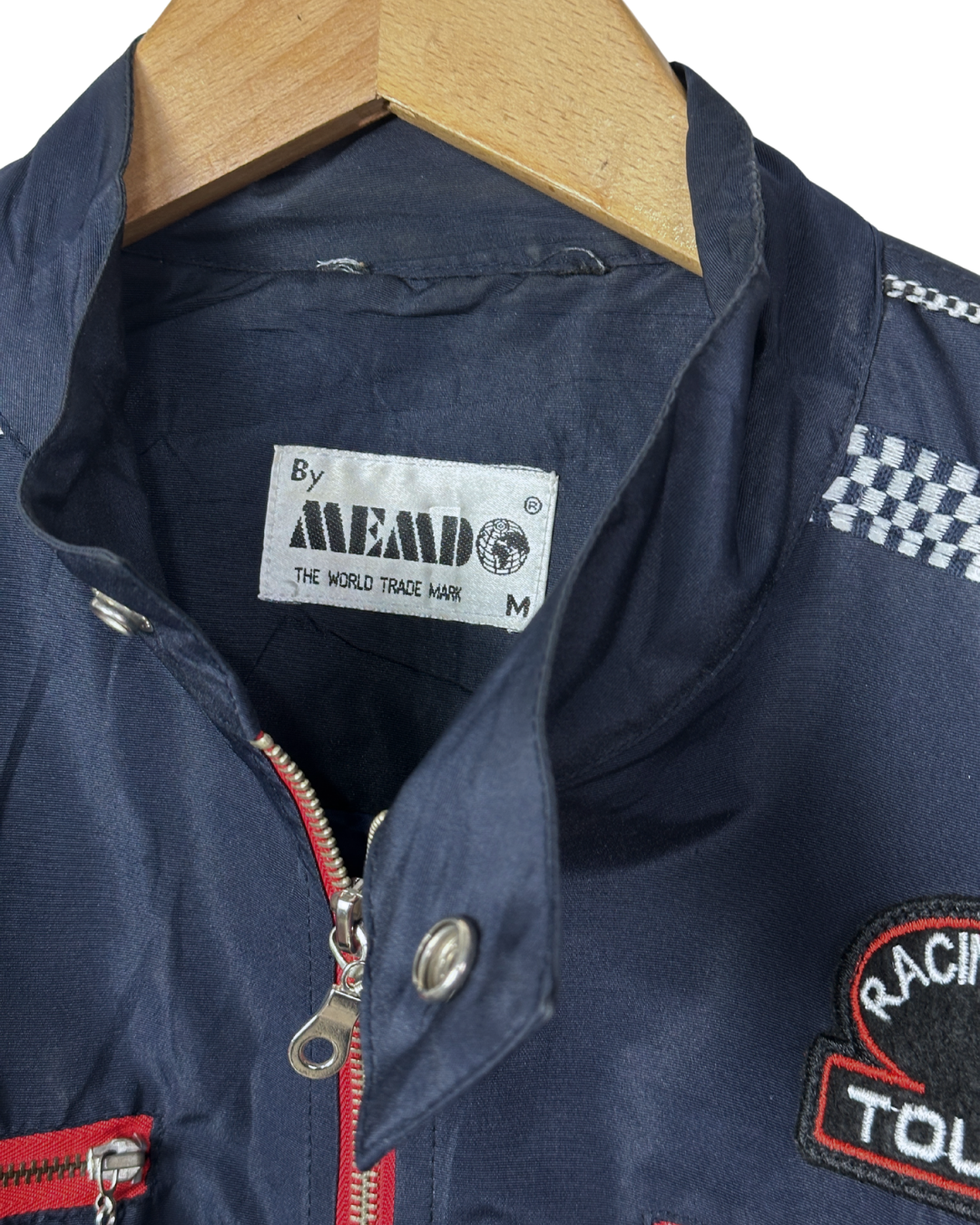Vintage MEMD Gran Prix Motif Racing Jacket Large
