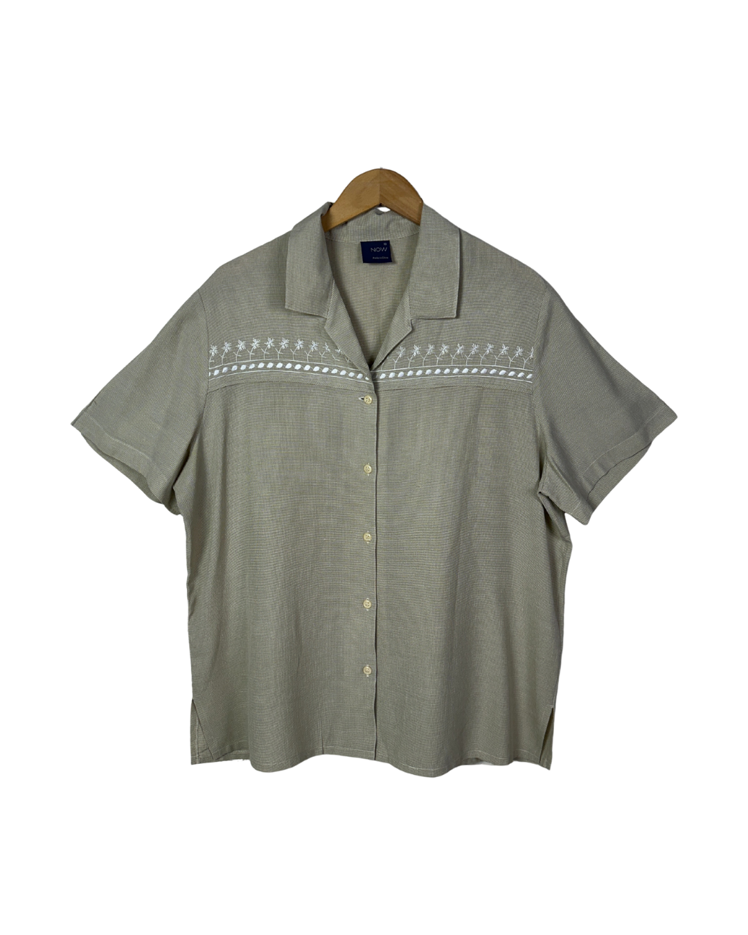 Now Embroidered Shirt 2XL