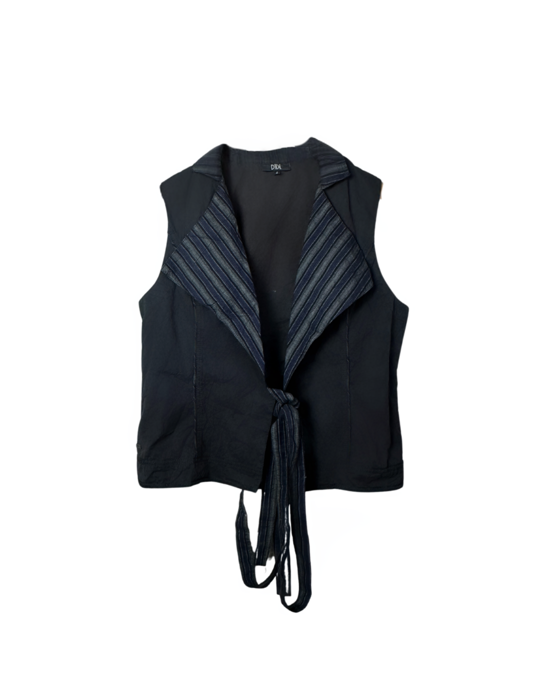 Vintage Tie-Front Vest Medium