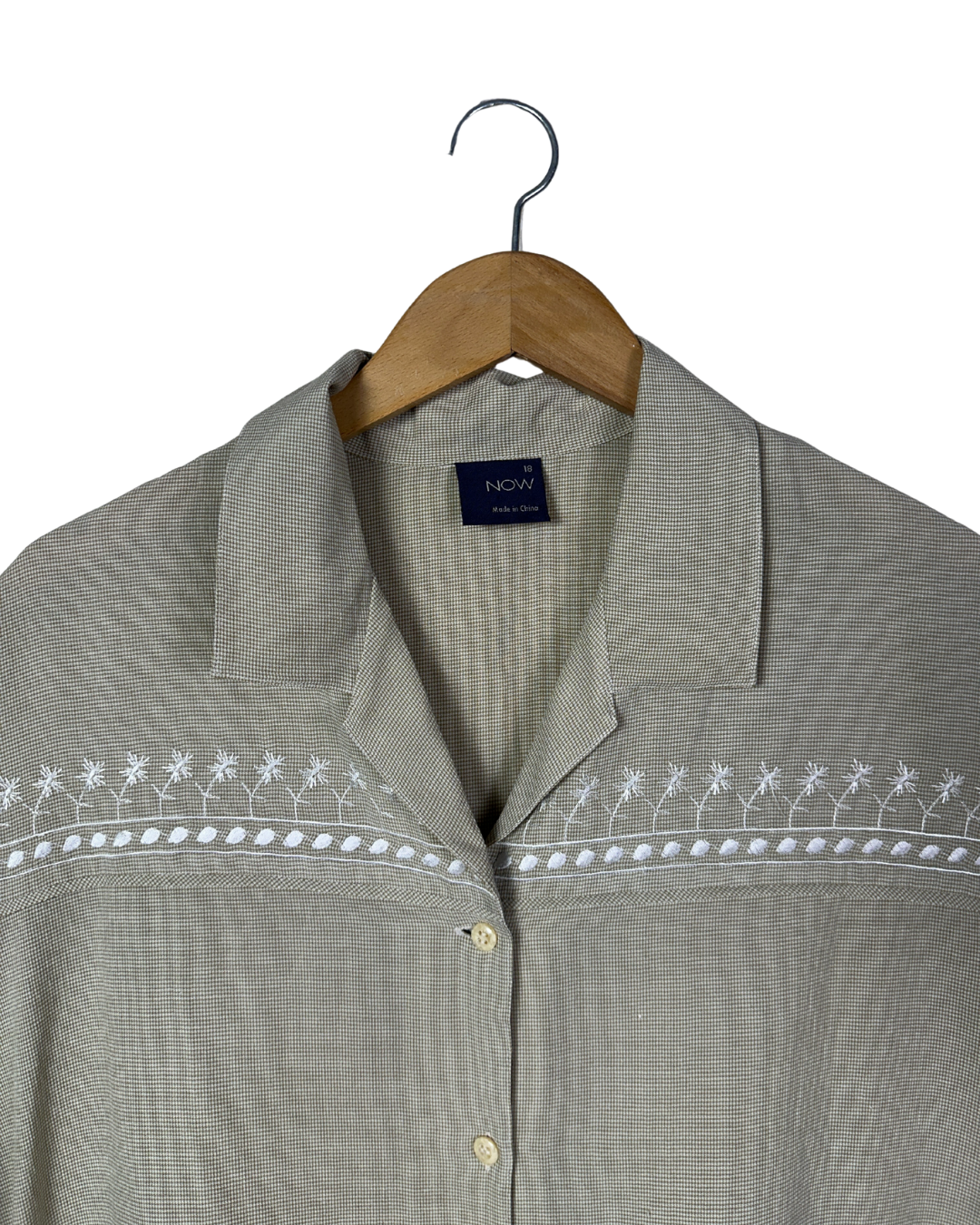 Now Embroidered Shirt 2XL