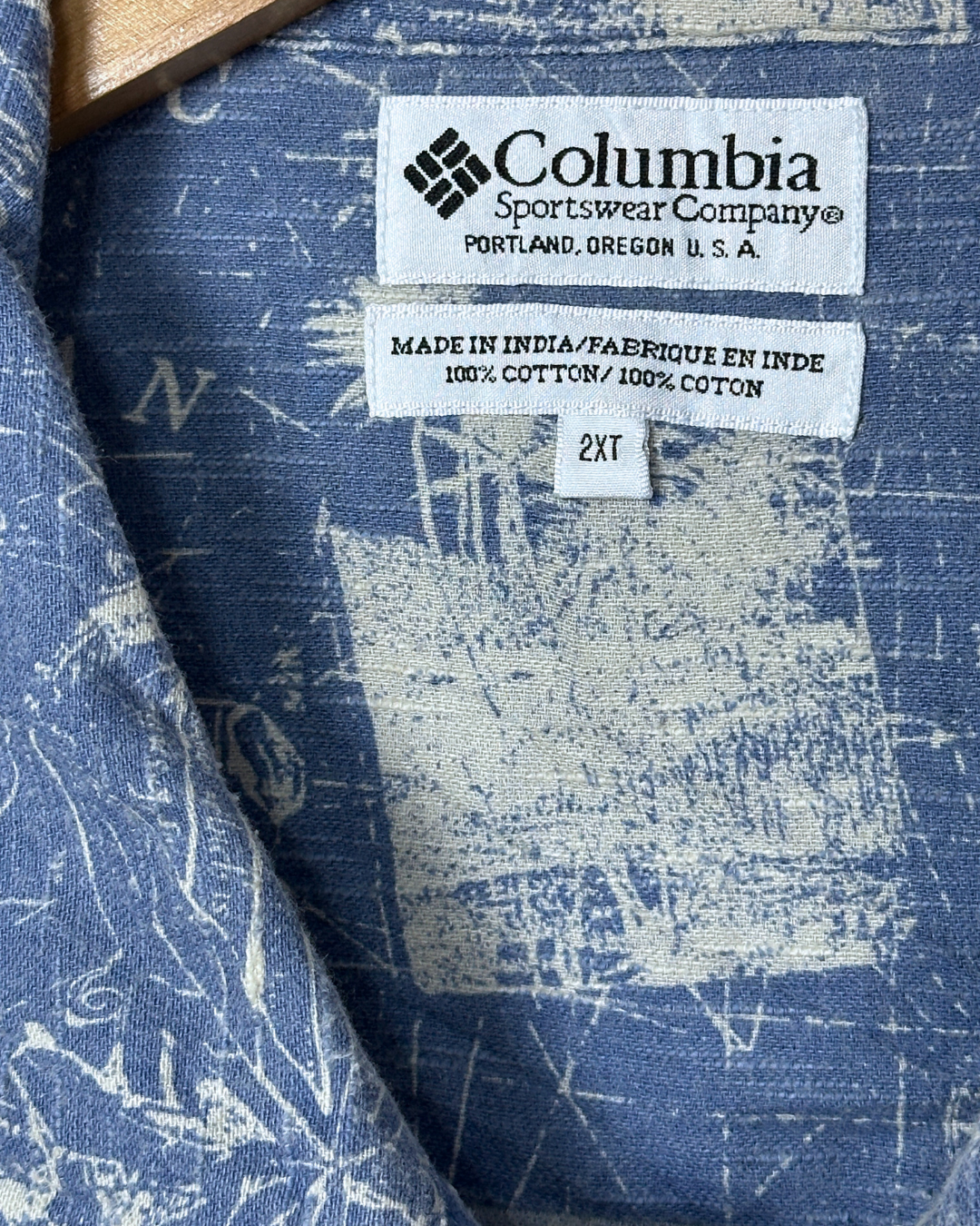 Columbia Hawaiian Shirt 2XT (Tall Sizing)
