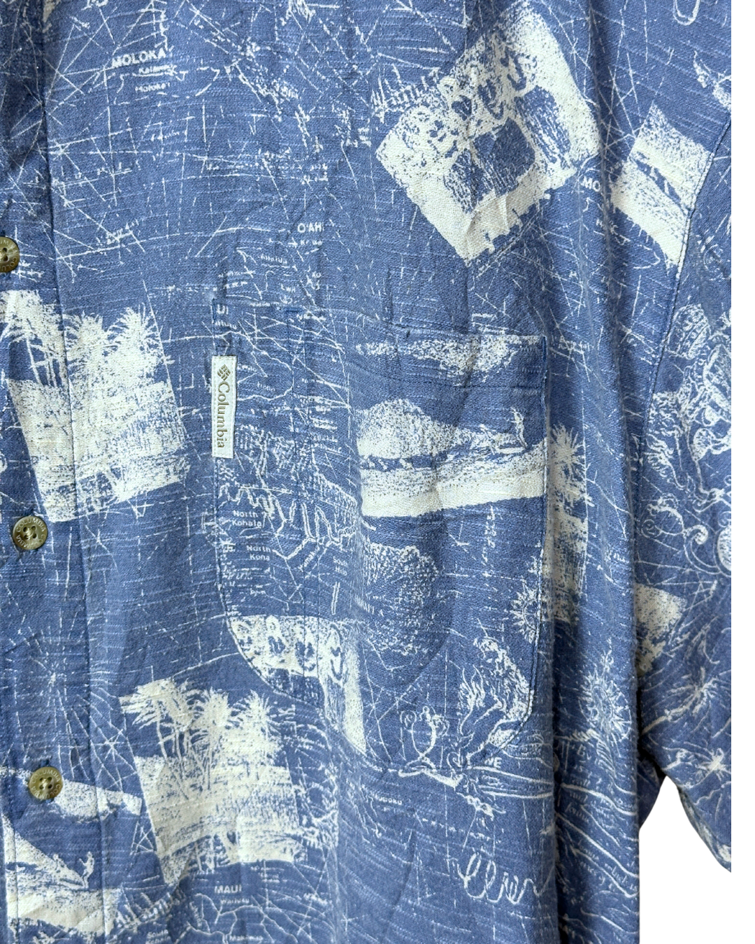 Columbia Hawaiian Shirt 2XT (Tall Sizing)