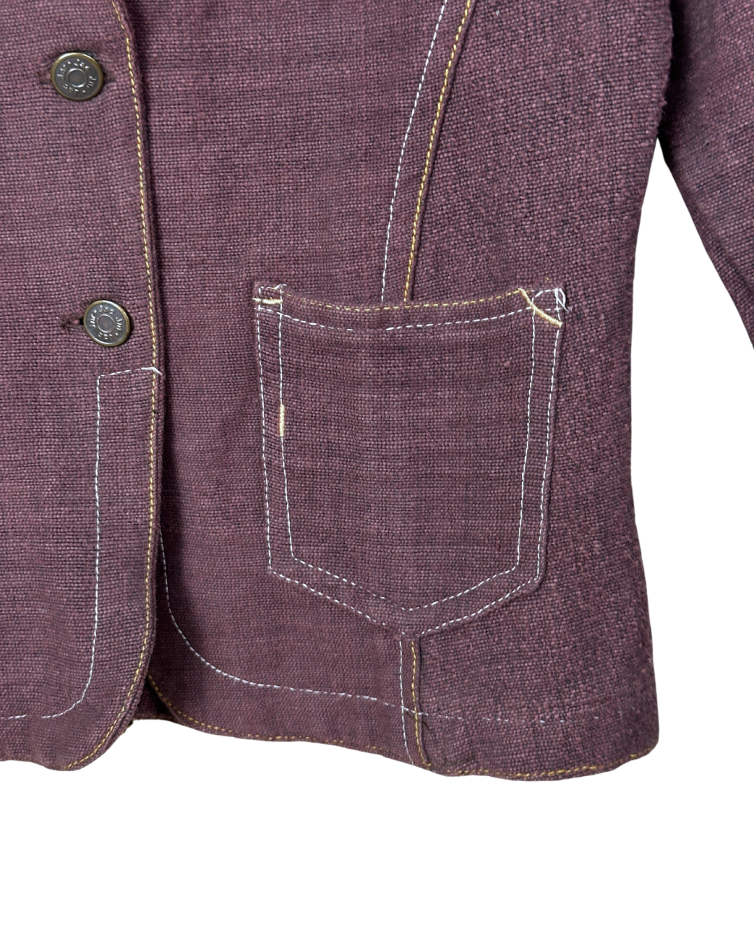 Vintage Embroidered Denim Jacket - Women's Small