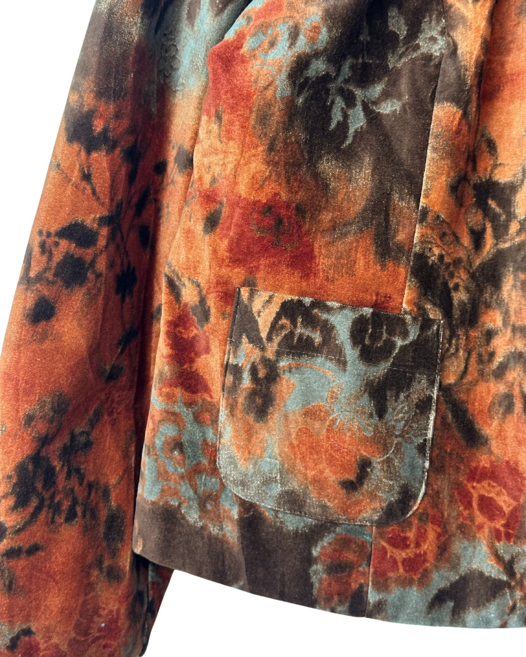 Vintage 90's Setter Lady Velvet Blazer - Women's 42