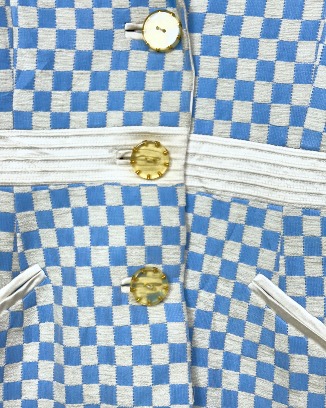 Vintage Checkered Blazer Small