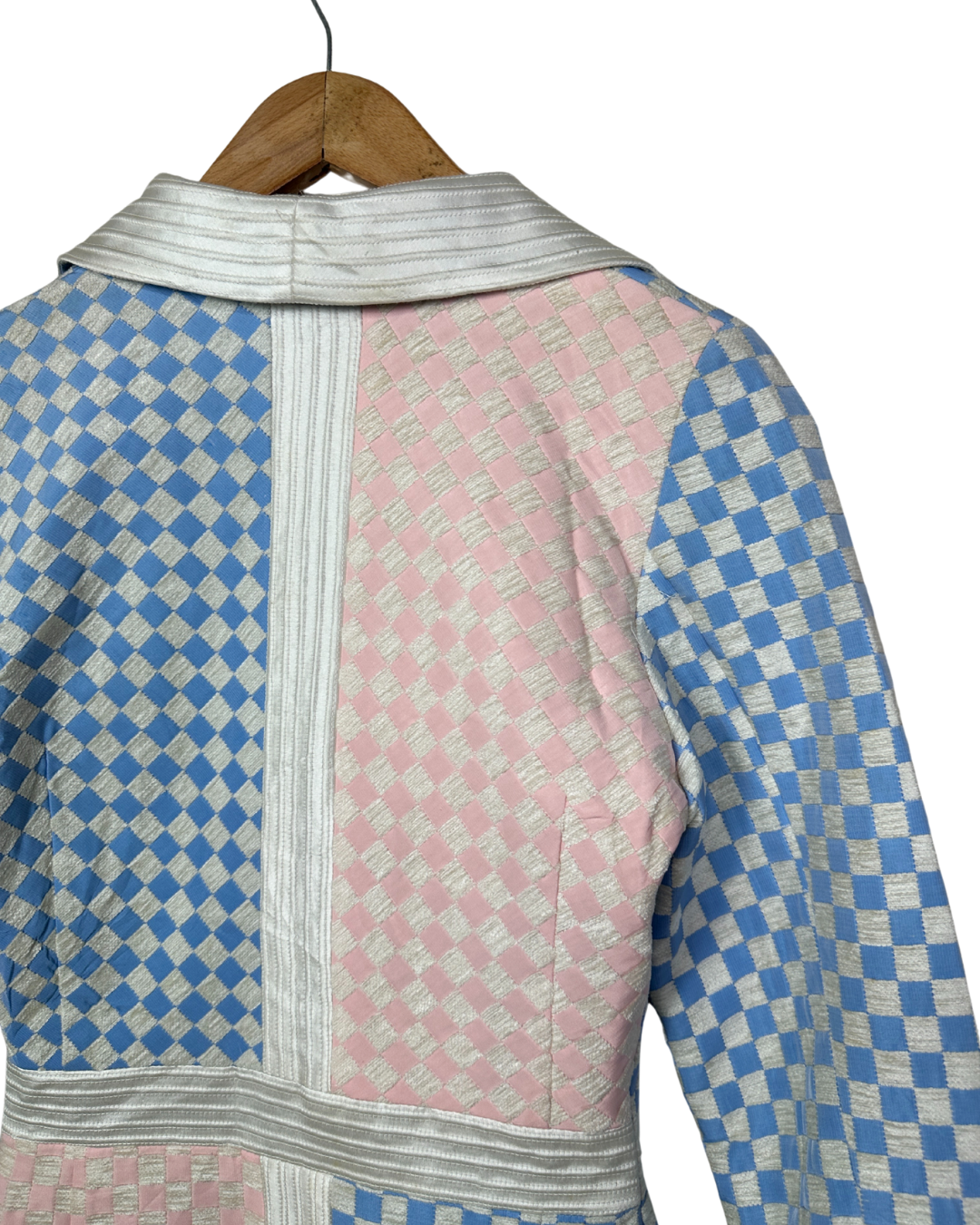 Vintage Checkered Blazer Small