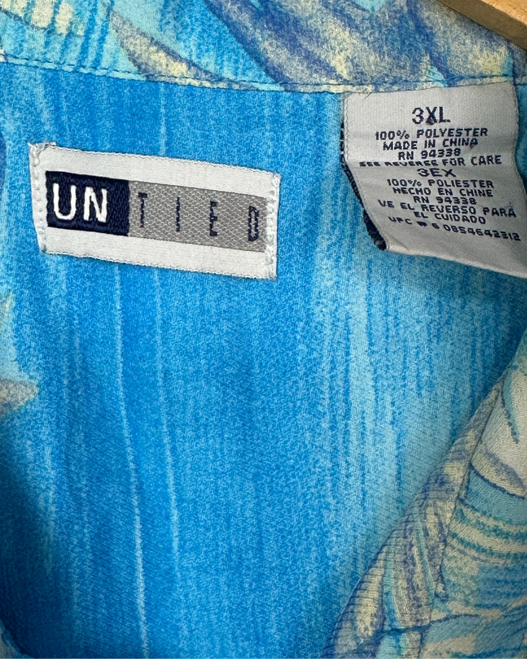 Untied Hawaiian Shirt 3XL