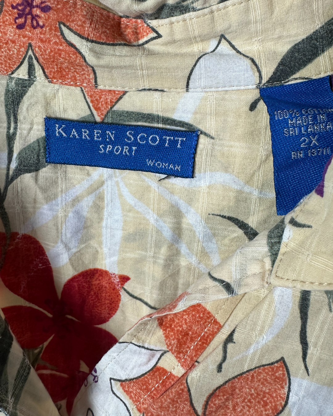 Karen Scott Women's Shirt 2XL