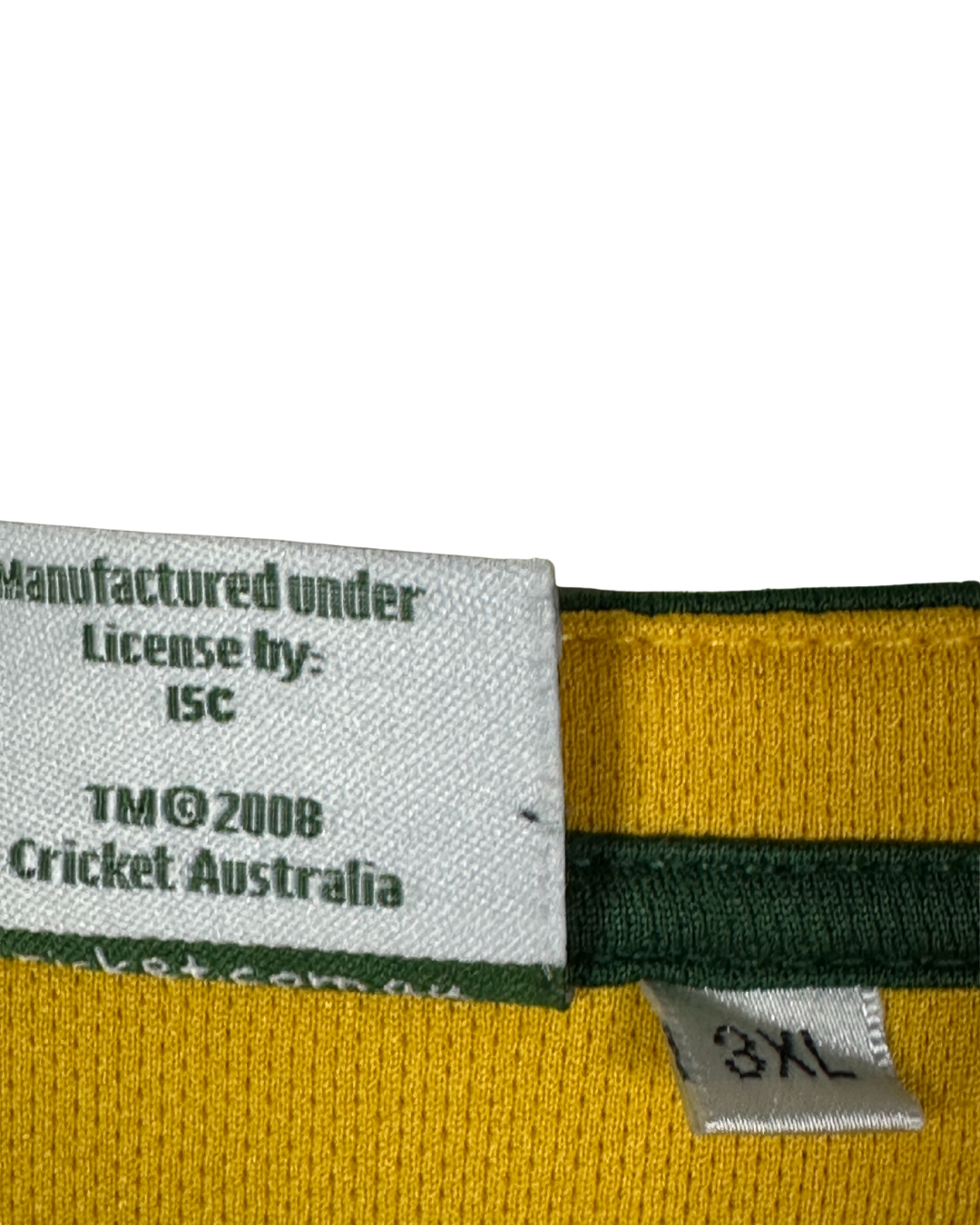 Vintage 2008 Cricket Australia Jersey Official Licensed Product 3XL