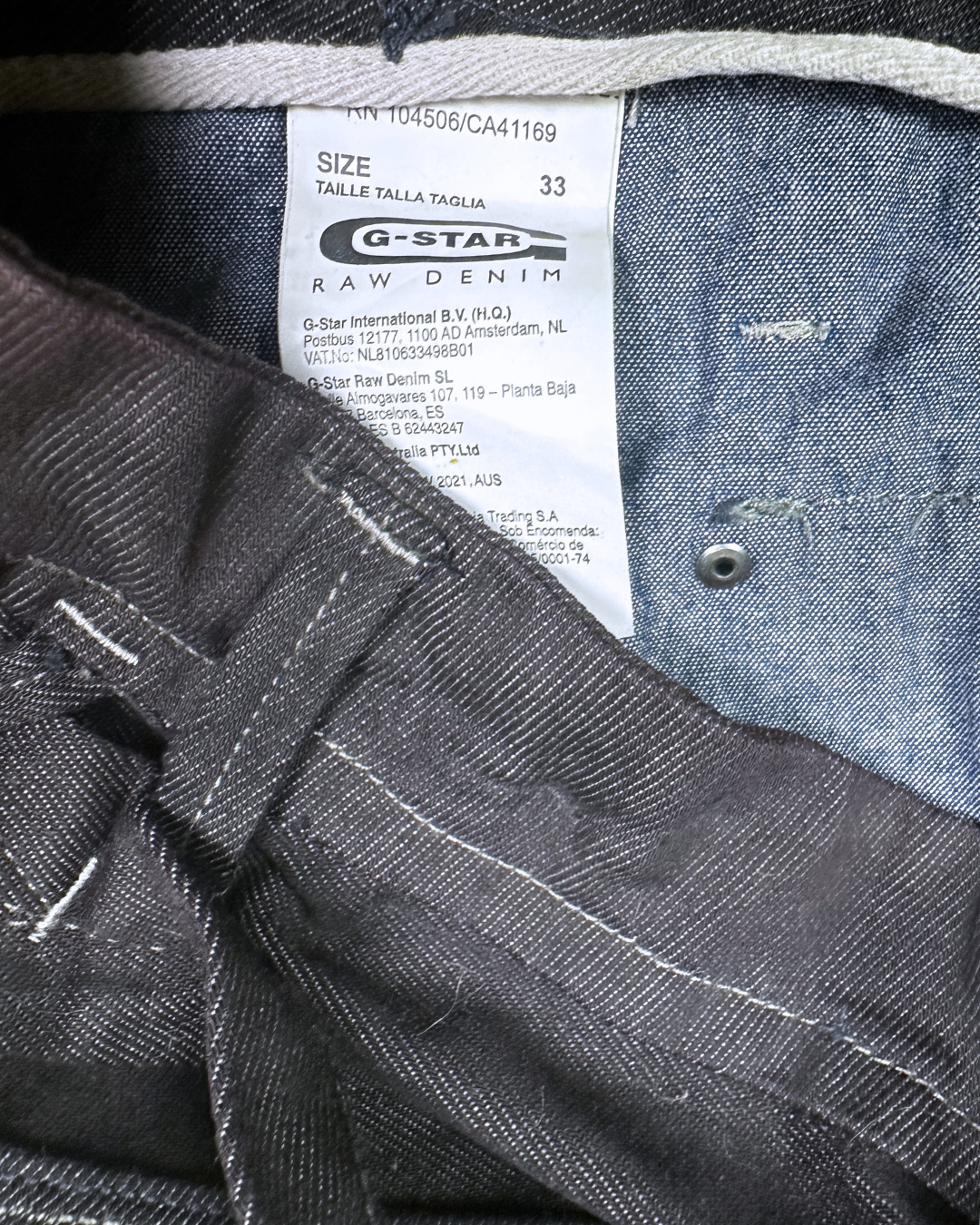 G-Star Raw Button Down Denim Skirt - Size 33