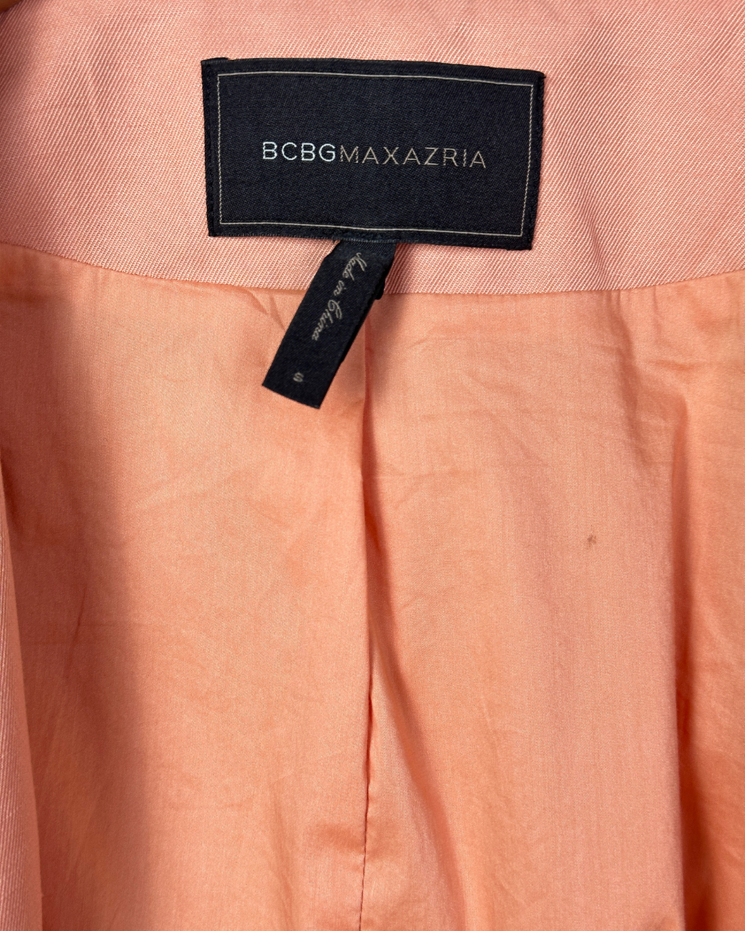 BCBG Maxazria Open Front Women's Light Blazer Small