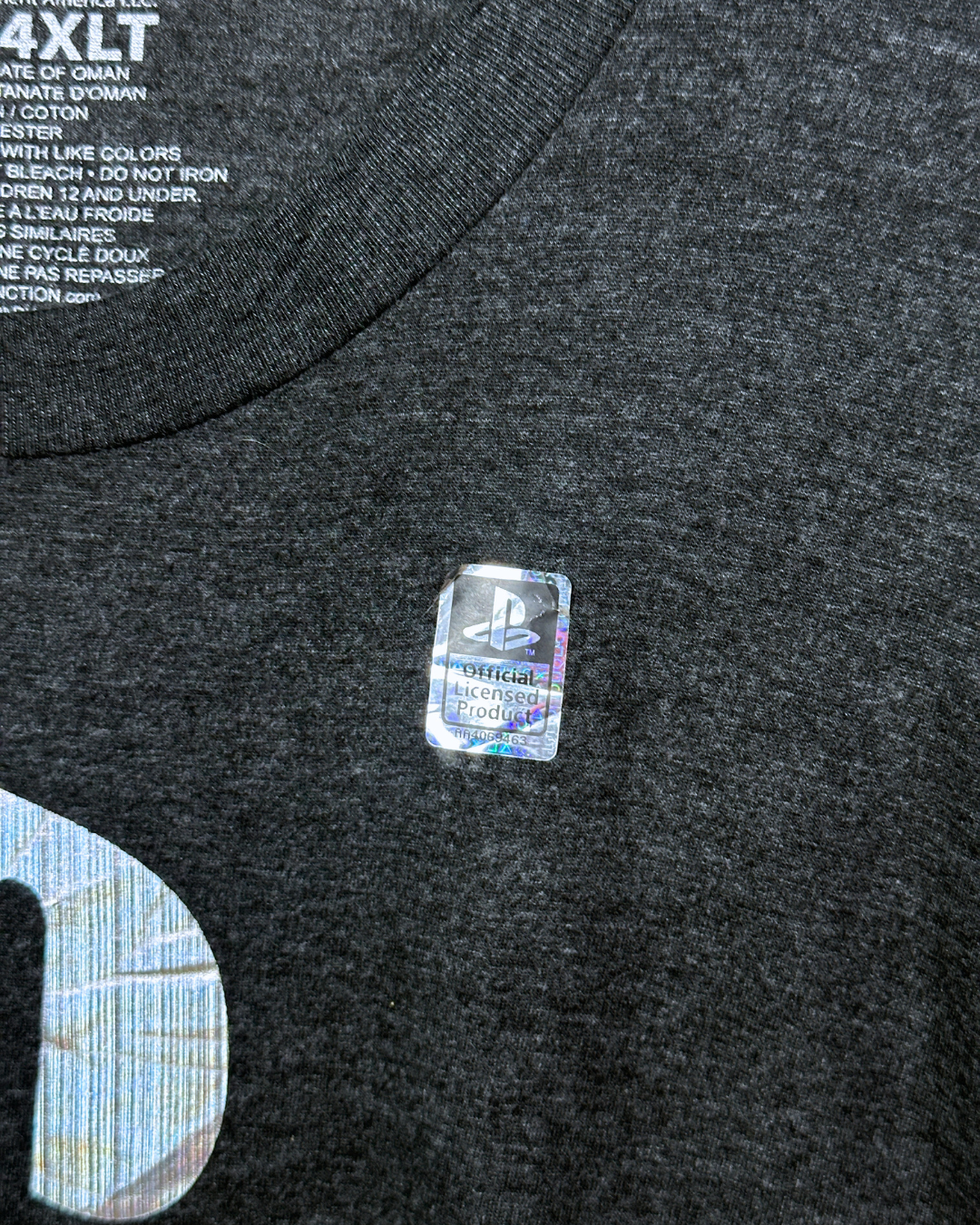 Officially Licensed Playstation Graphic T-shirt 4XL