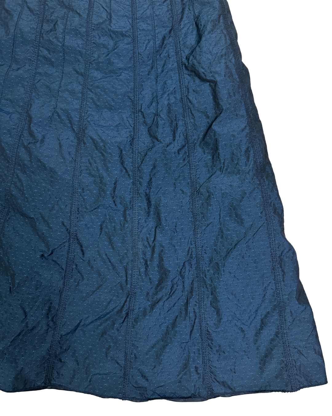 Promiss Teal Textured Midi Skirt - Size 40