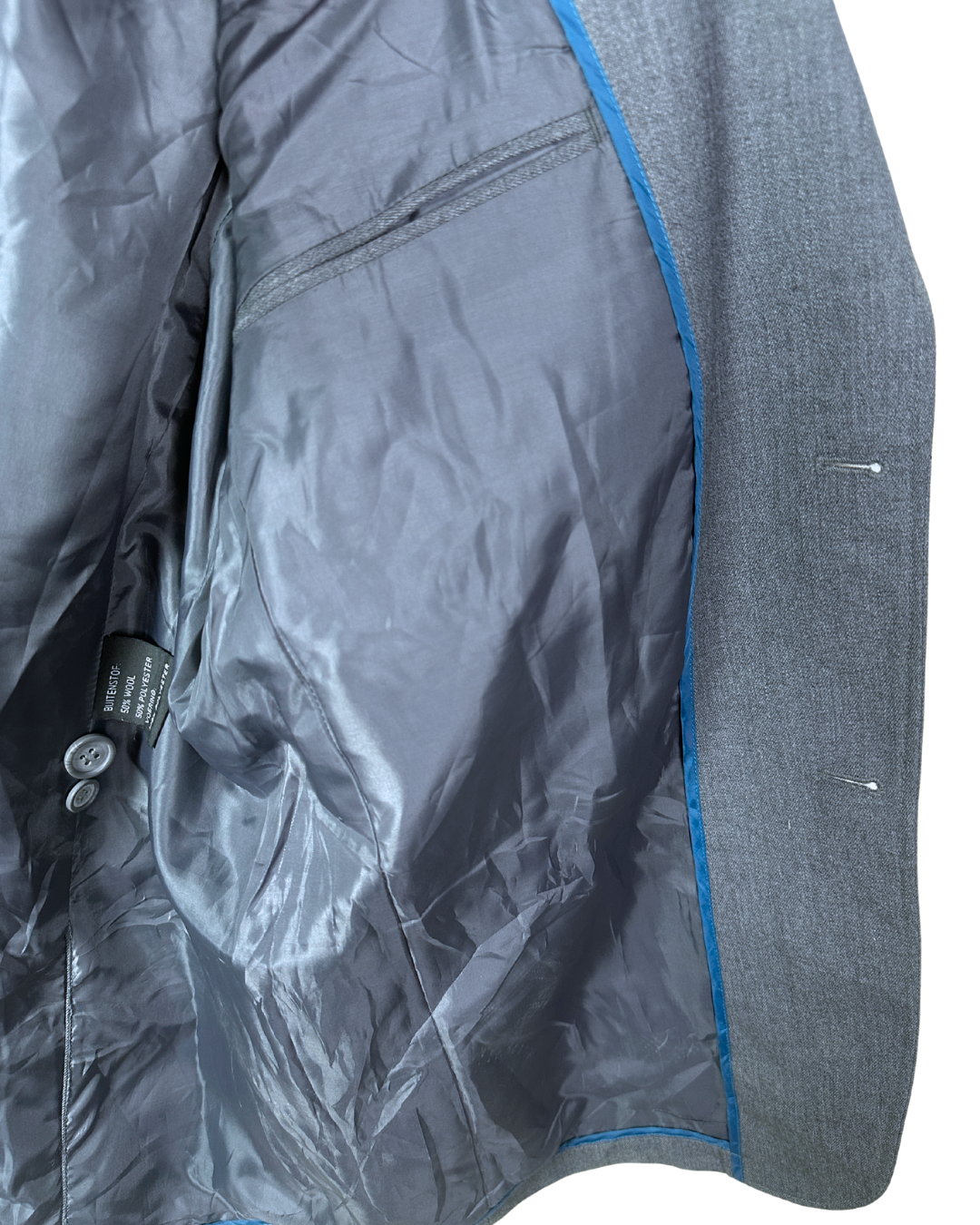 Campus United Grey Blazer w/ Patches – Varsity Street Style XL