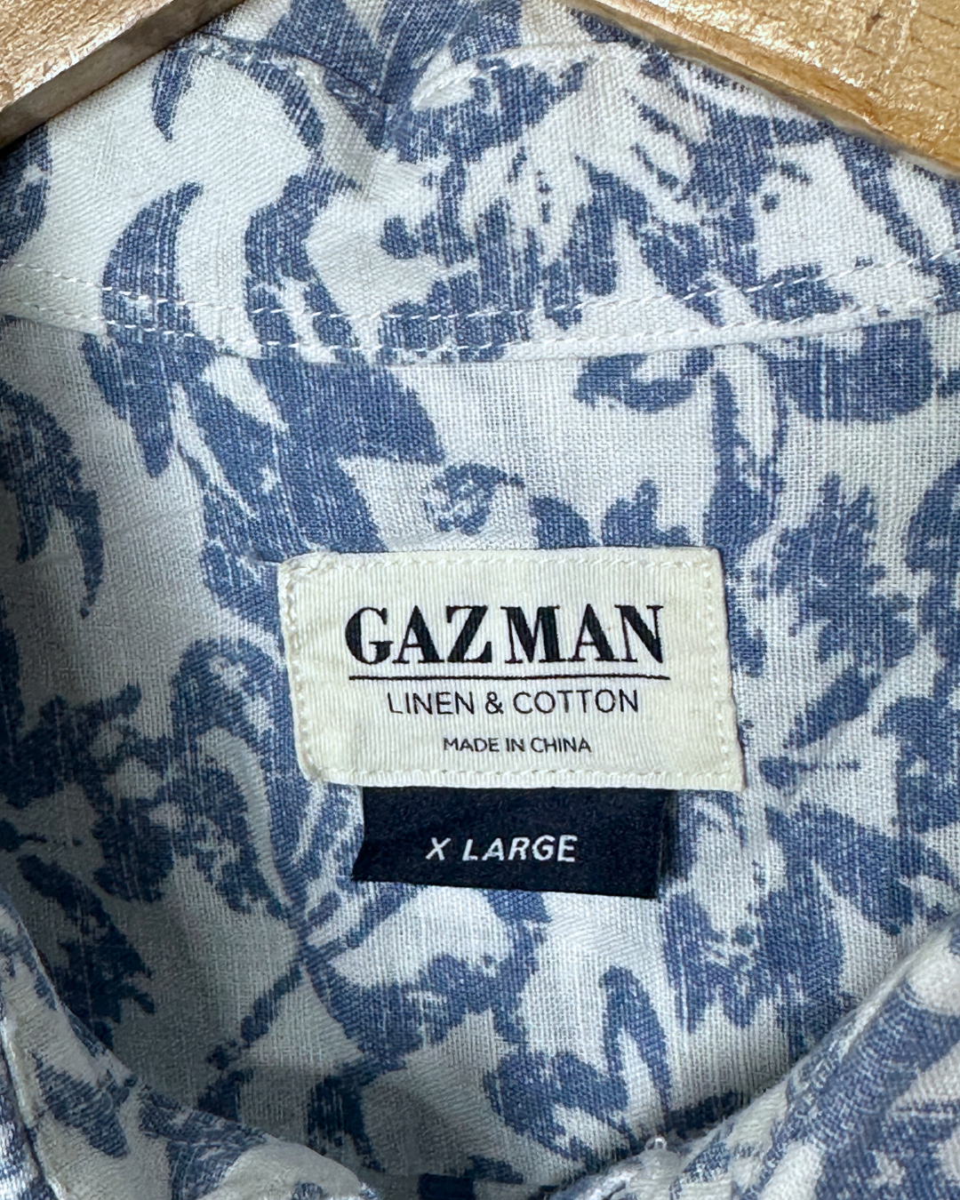 Gazman Linen Blend Shirt XL