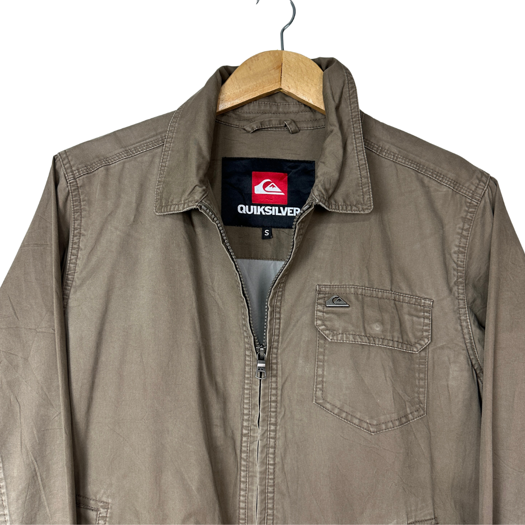 Quiksilver Brown Denim Jacket Small