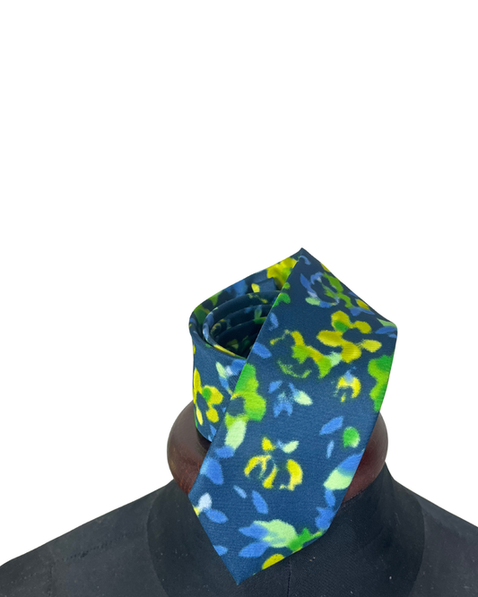 J.Ferrar Abstract Floral Necktie