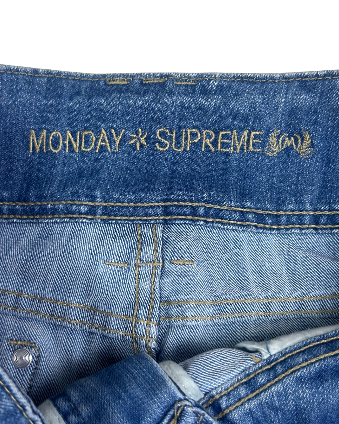 Monday Supreme Denim Mini Skirt