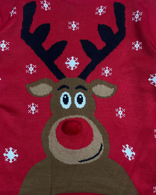 Christmas Deer Sweater XL