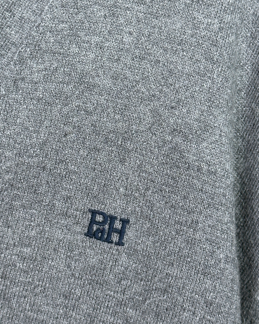 Pedro Del Hierro Gray Silk Blend Cardigan - Large