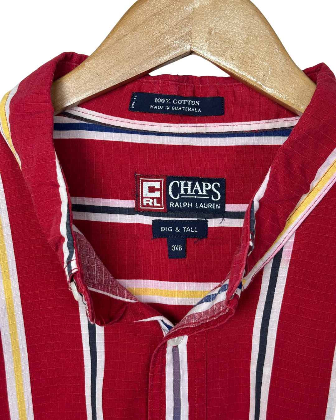 Ralph Lauren Chaps Striped Shirt - Big & Tall 3XB