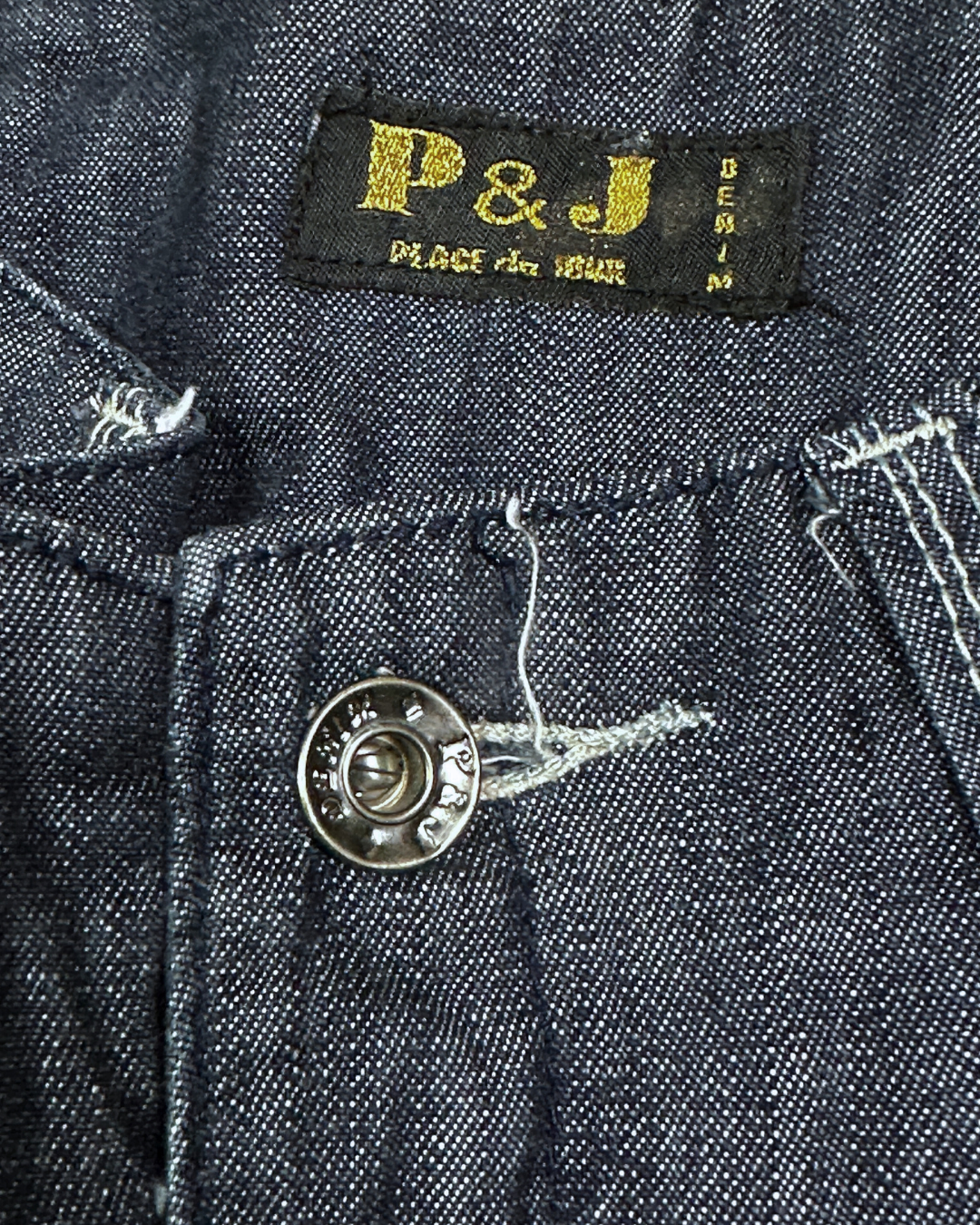 P&J Pleated Denim Skirt - Size 38