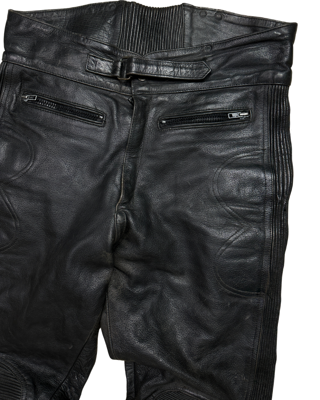 Biker Moto Leather Pants XL