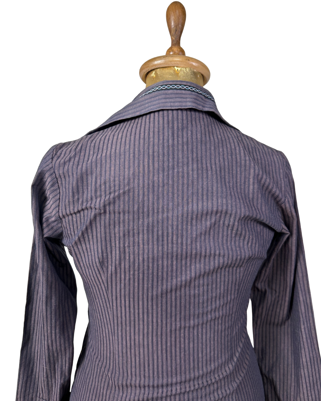 Nicole Striped Fitted Shirt - Small