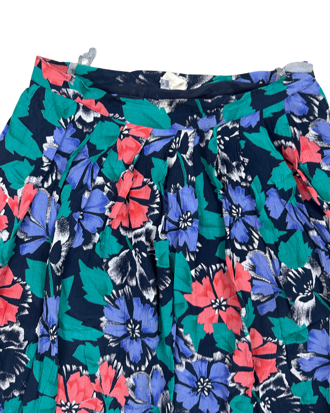 Vintage Lined Floral Skirt