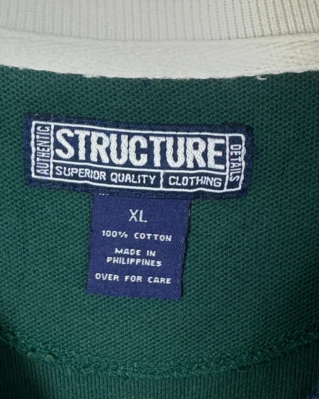 Vintage Structure Ringer Jersey Knit T-shirt XL