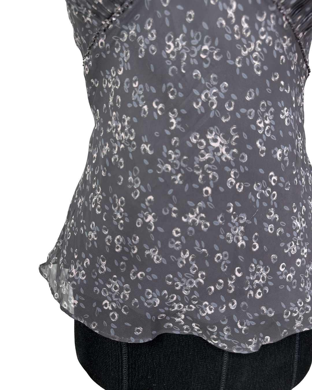 Y2K Cami Top with Lace Trim Medium