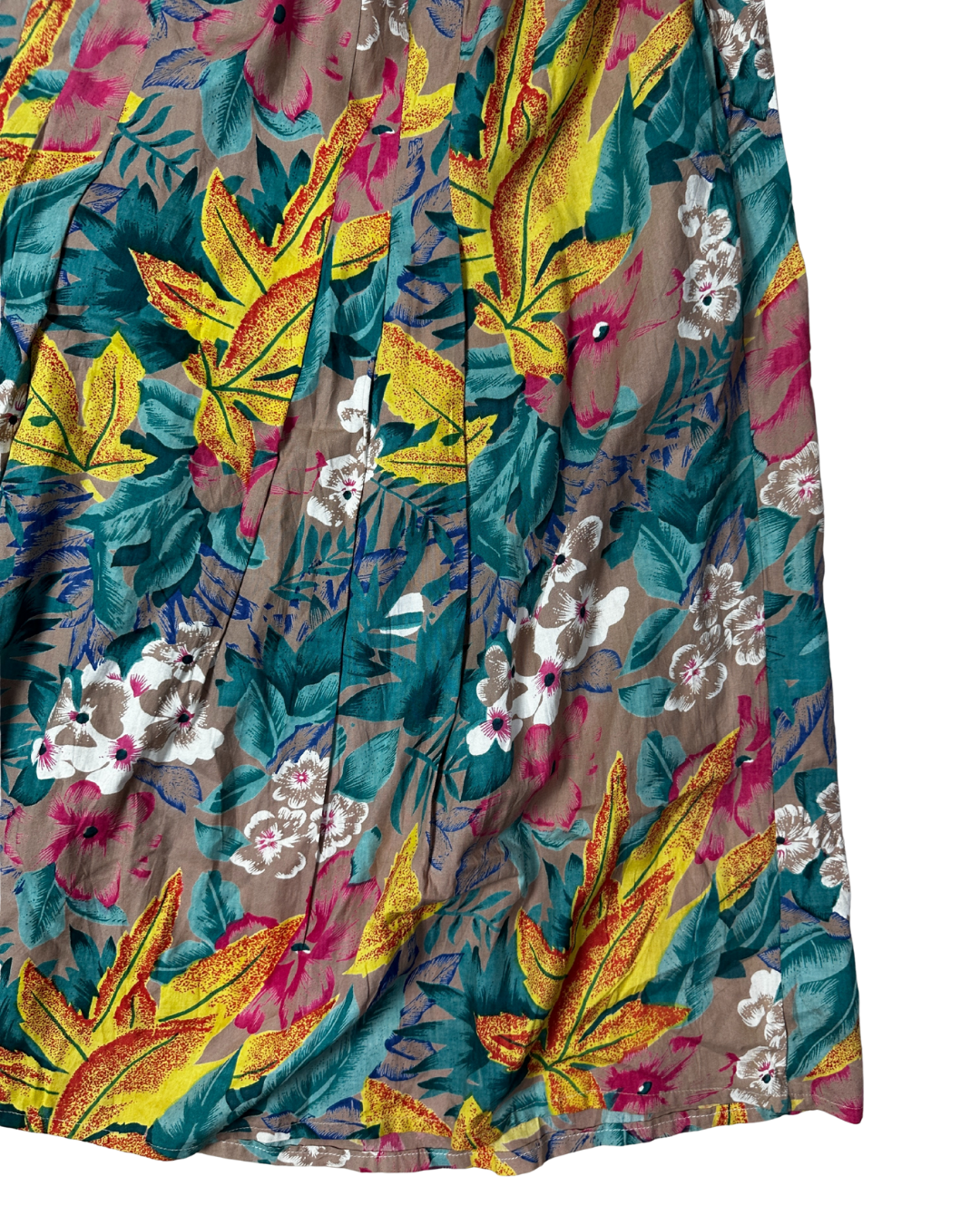 Vintage Floral Skirt - Medium