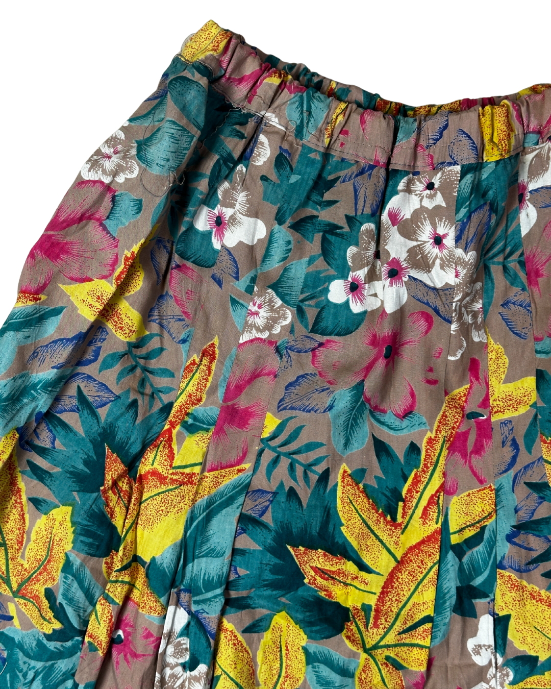 Vintage Floral Skirt - Medium