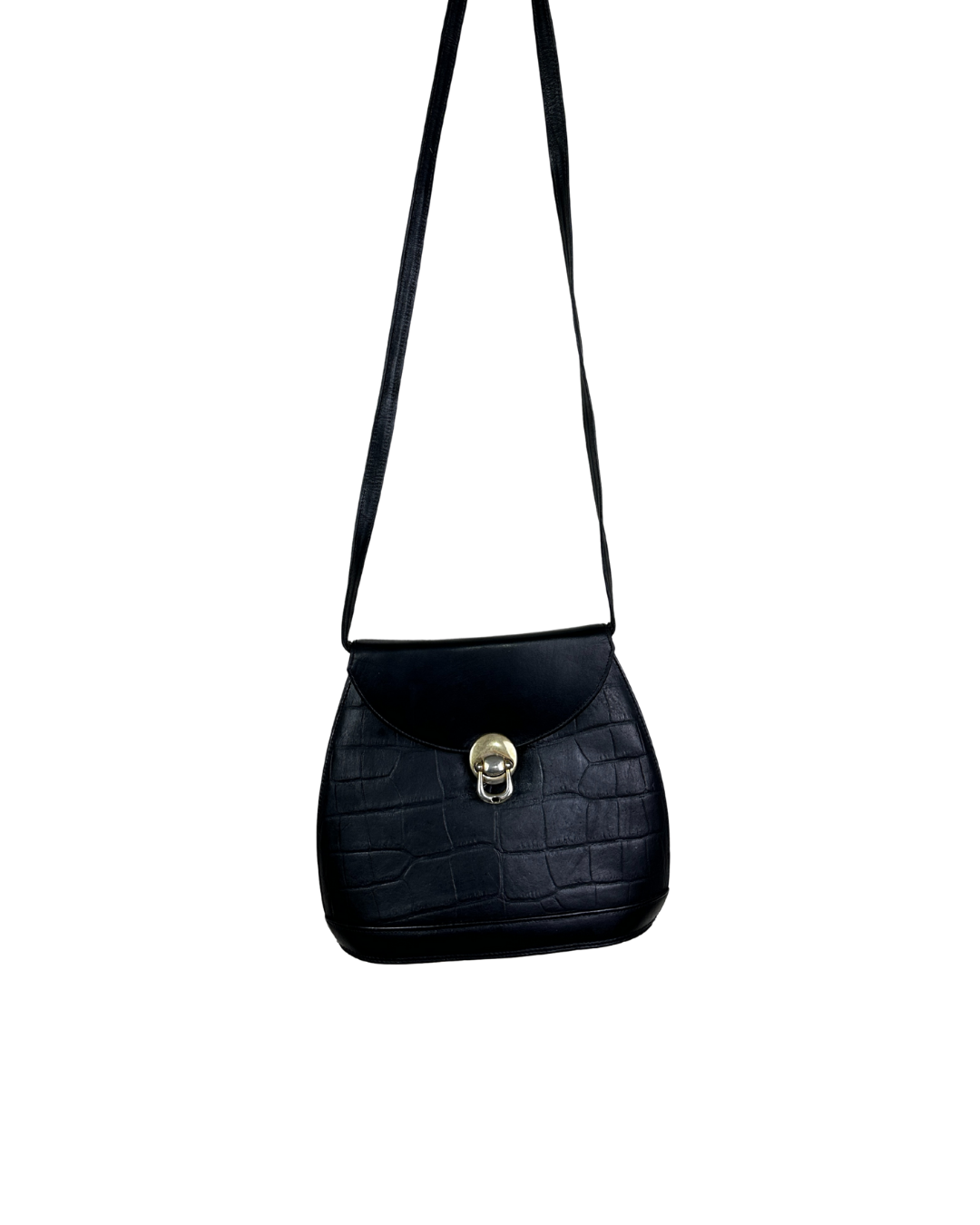 Vintage Abo Tira Genuine Leather Crossbody Bag