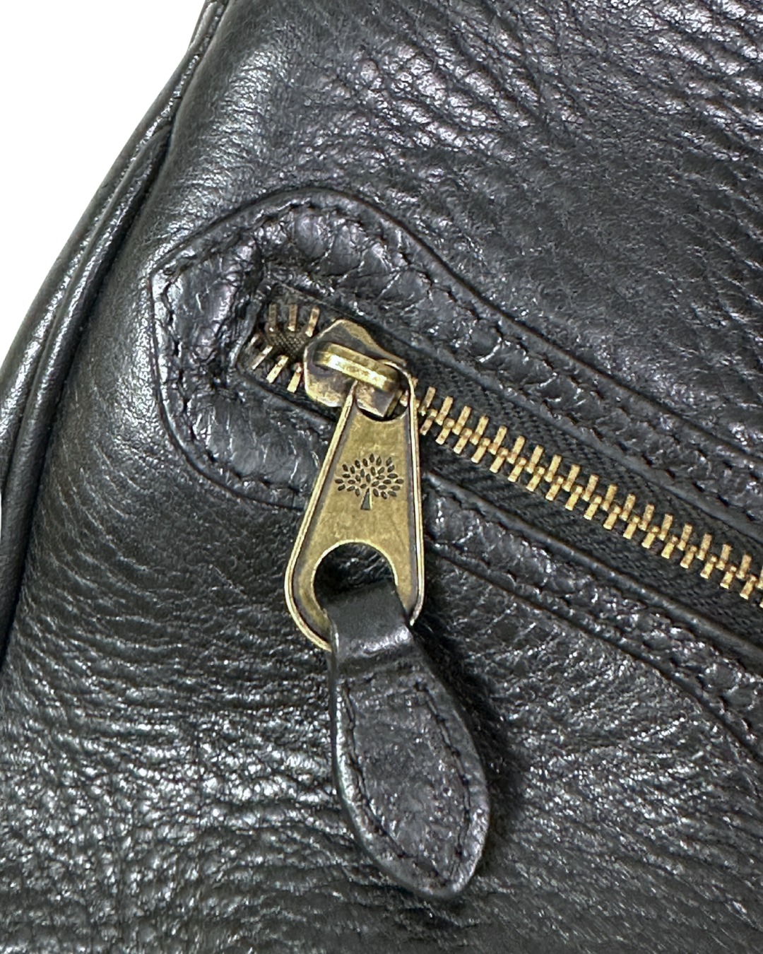RARE Vintage Luxury Mulberry Roxanne Black Leather Shoulder Bag