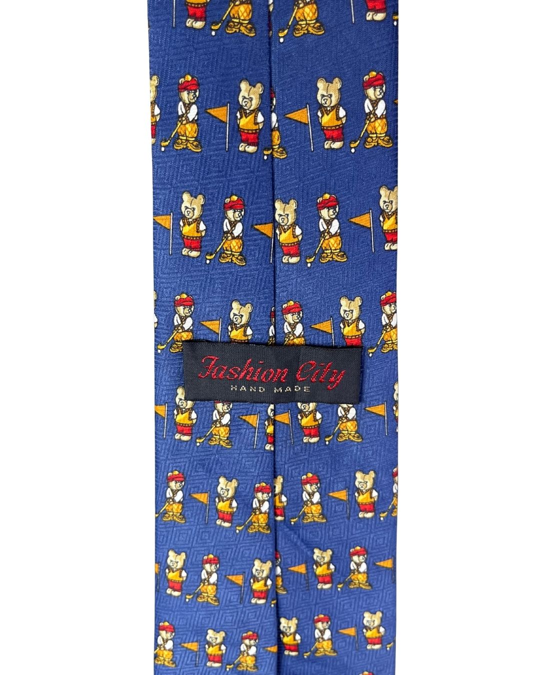 Golfing Teddy Bears necktie 10 cm