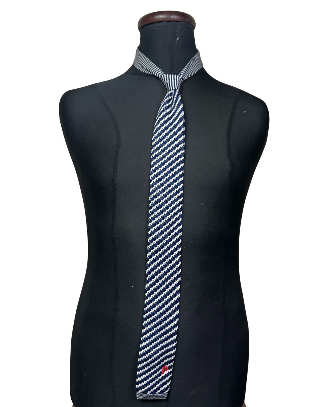 Prince Striped Knit Necktie