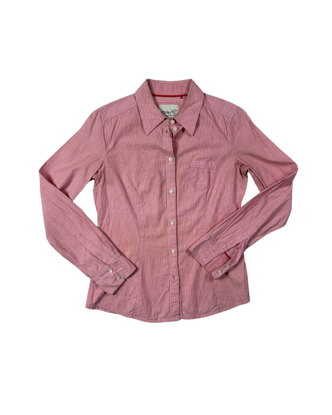 Esprit Pink Stripe Fitted Shirt