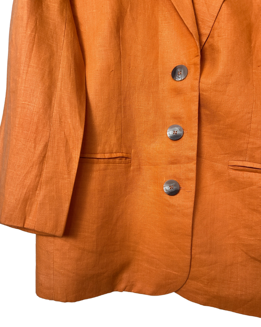 Annees Lauder Women's Linen Blazer