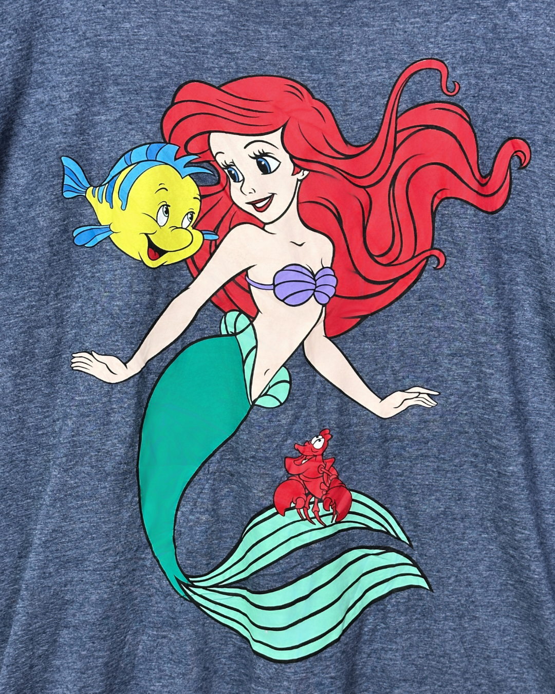 Disney The Little Mermaid Graphic Oversized T-shirt XL