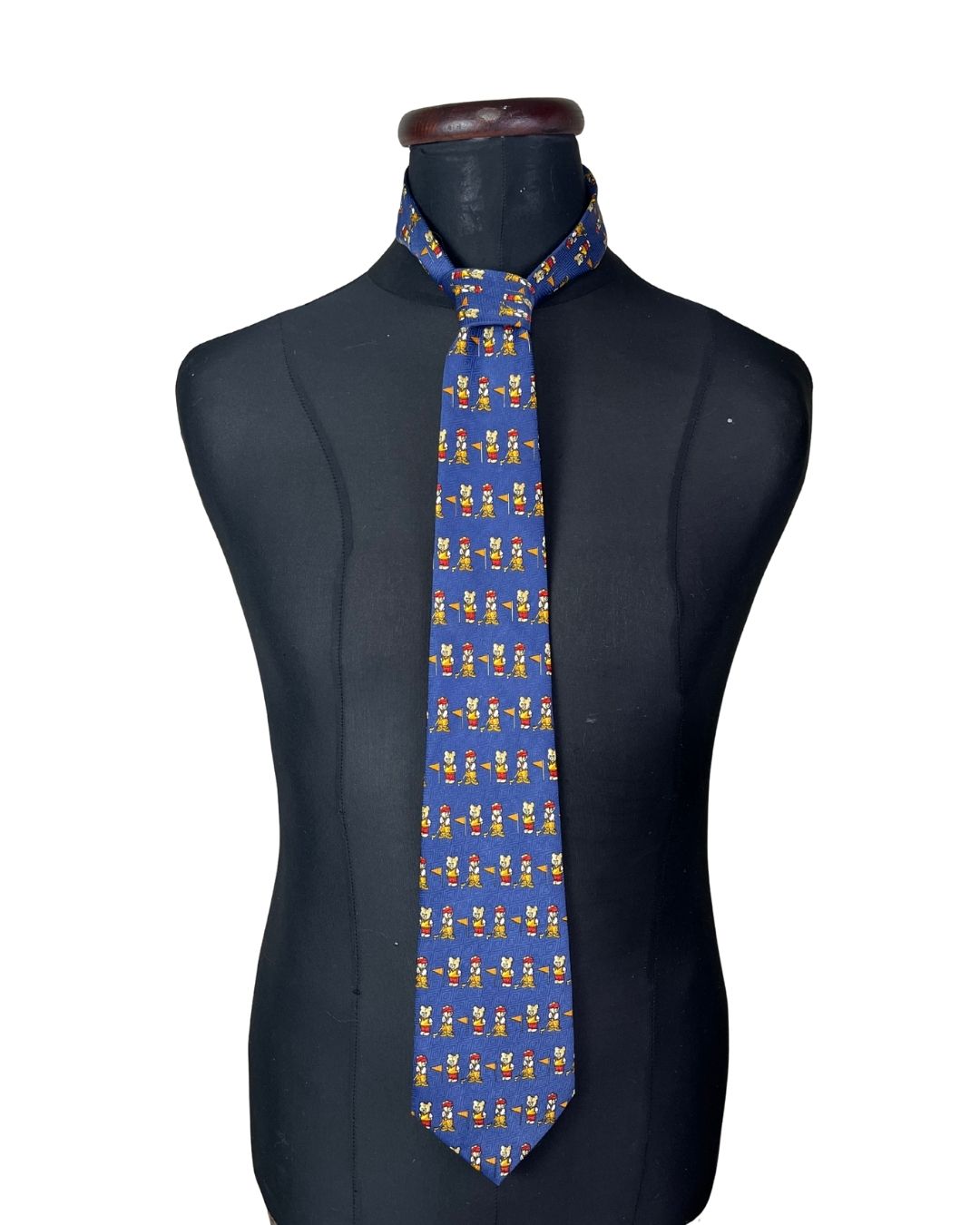 Golfing Teddy Bears necktie 10 cm