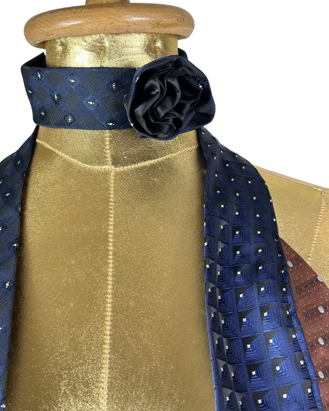 Handmade Upcycled Tie Vest Top and Choker