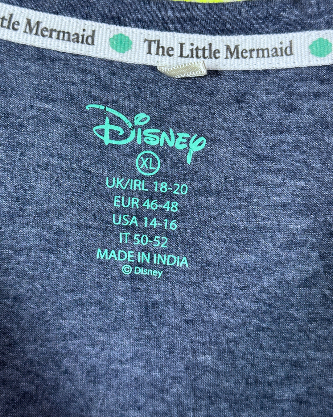 Disney The Little Mermaid Graphic Oversized T-shirt XL