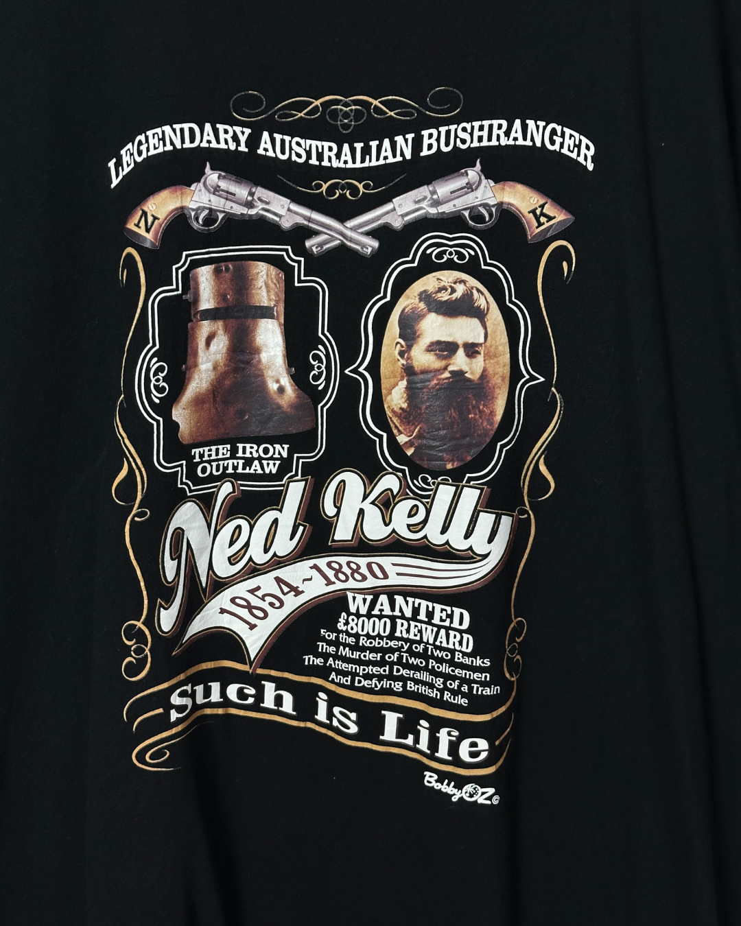 Ned Kelly Graphic T-shirt 4XL